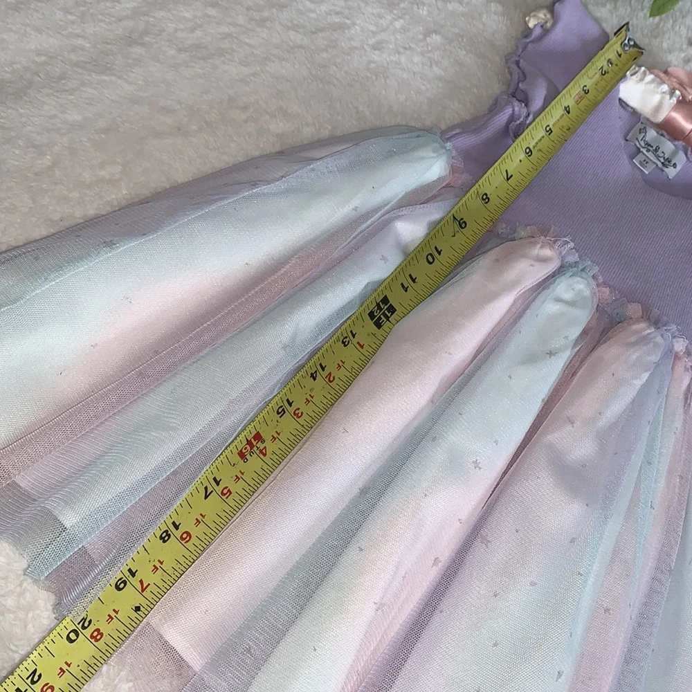 Pippa & Julie Lavender Dress 2T Tulle Bottom EUC - Picture 12 of 12
